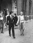 1968: Das britische Supermodel Twiggy auf Stippvisite in Bremen.